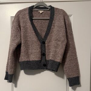 Bohme Brown and Black Women's Cardigan